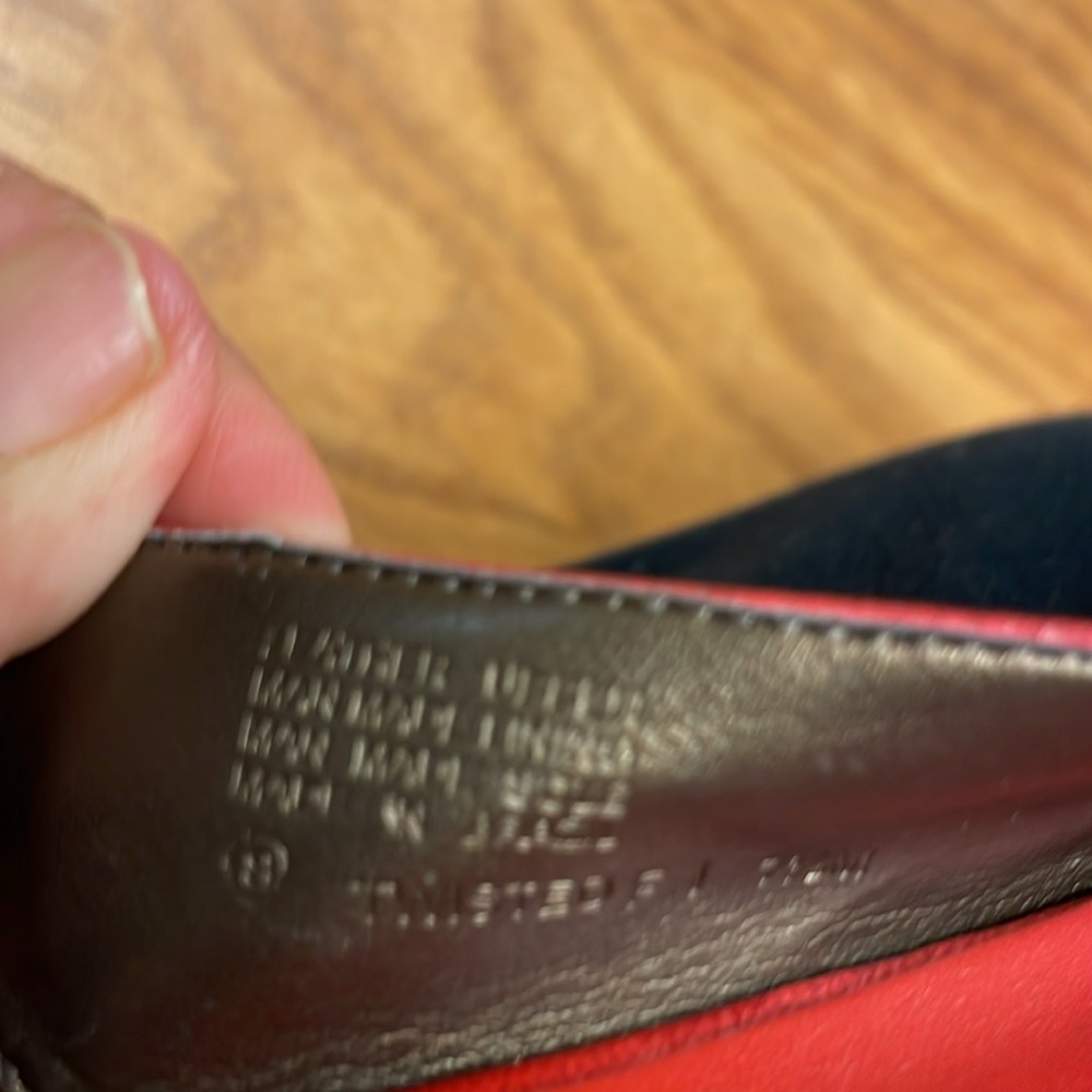 ANTONIO MELANI Red Knotted Slingback Flats - Picture 5 of 7